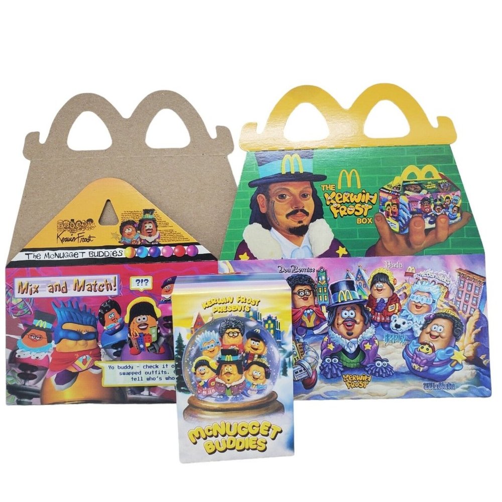2023 Kerwin Frost McNugget Buddies Waffutu Toy Adult Happy Meal Box SEALED